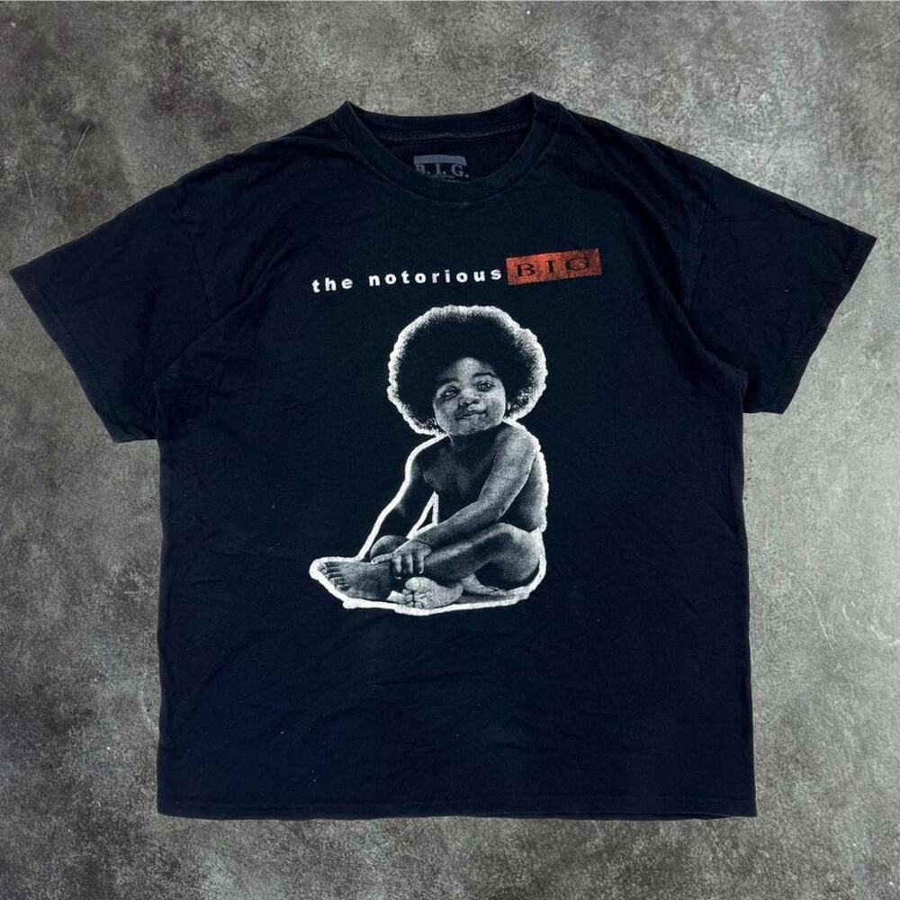 Black Notorious BIG “Ready to Die” tee